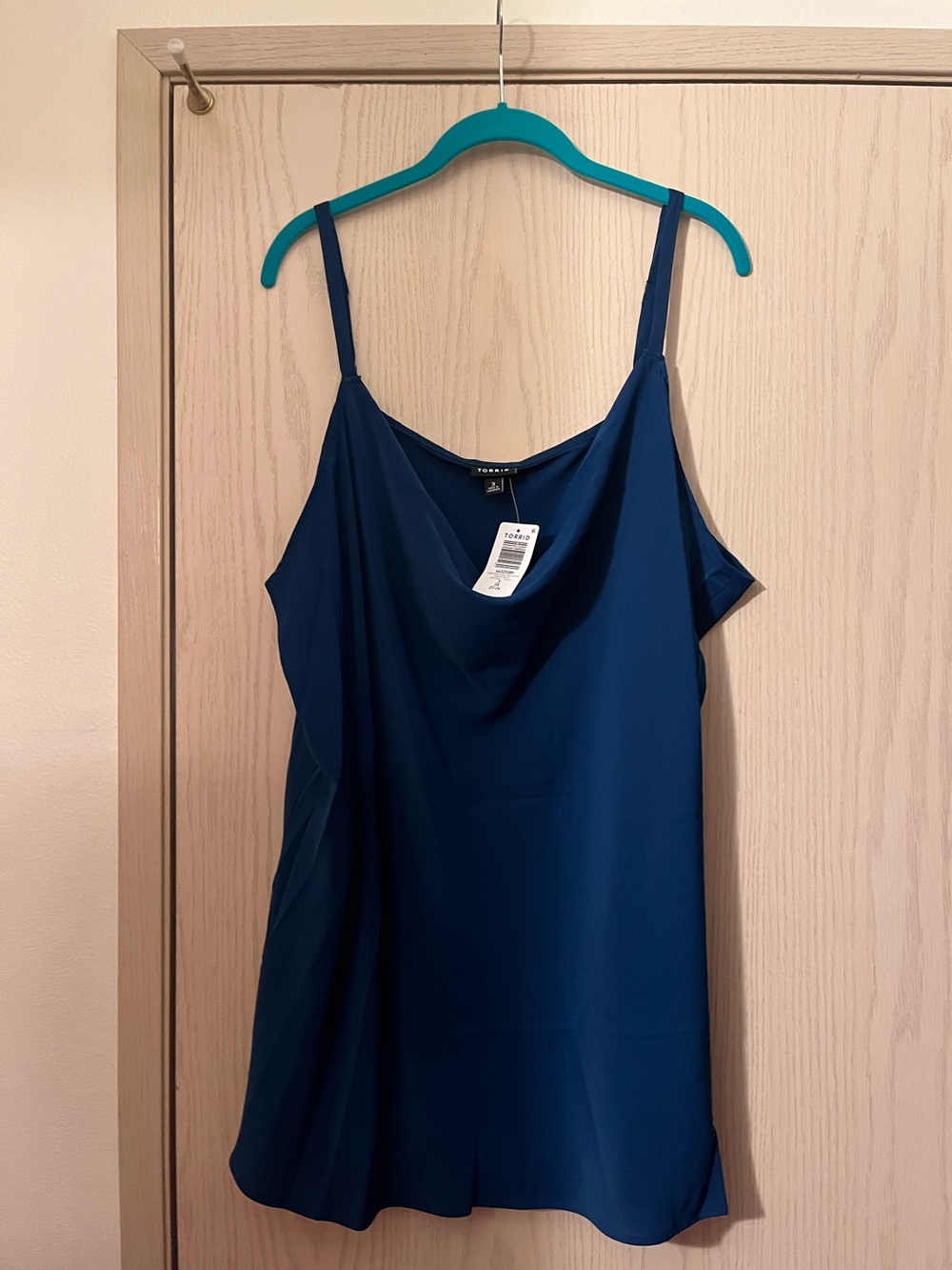 torrid Deep Blue Cowl Neck Camisole